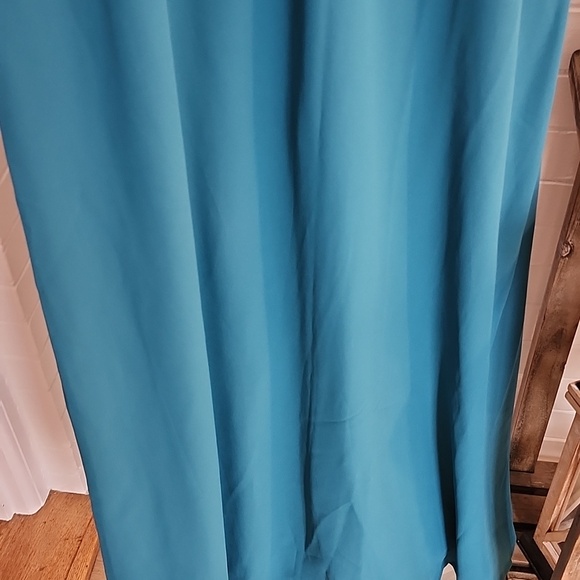 Teal Sequin Cocktail Dress, Small - Picture 4 of 10